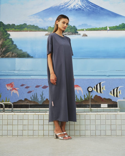 SEA ME HAPPY GIGI DRESS ANTRACIET