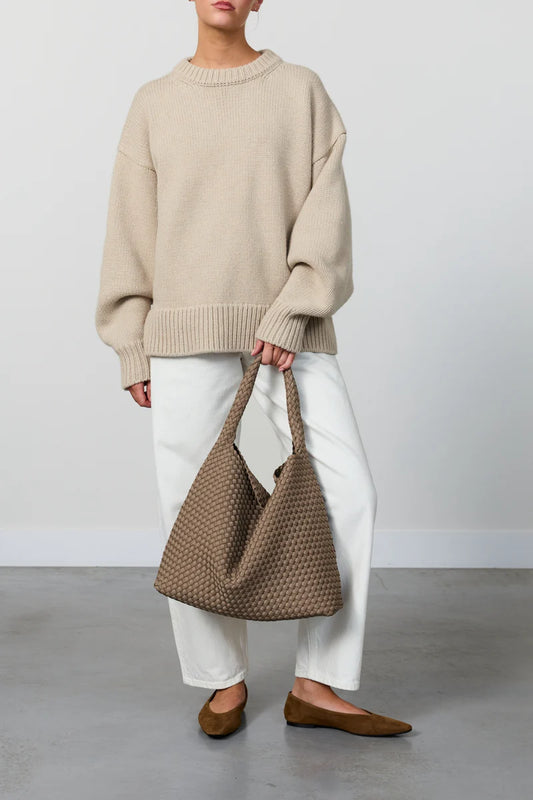 MARREA LARGE BUCKET TAUPE SECRET