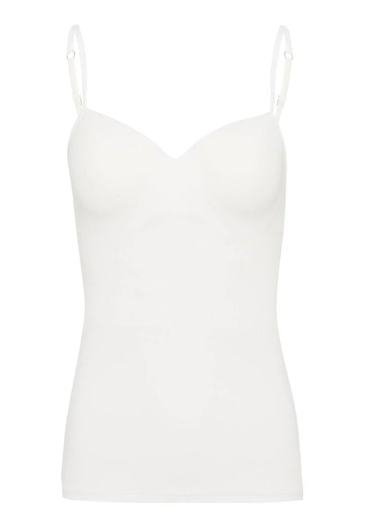 HANRO ALLURE PADDED BRA TOP OFF WHITE - S. LABELS