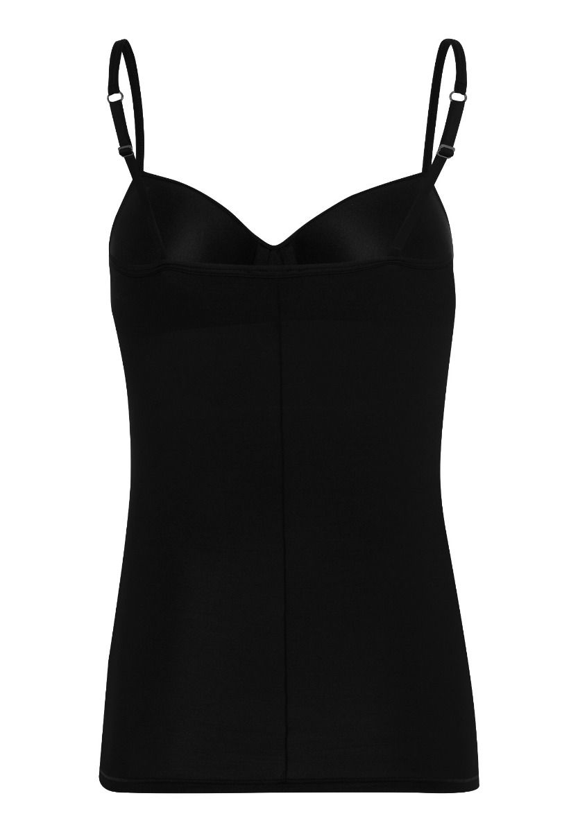 HANRO ALLURE PADDED BRA TOP BLACK - S. LABELS