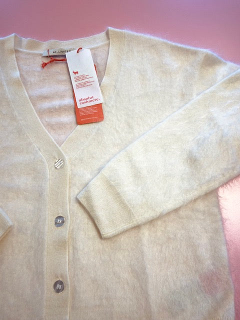 ABSOLUT CASHMERE RICIA VEST CREAM