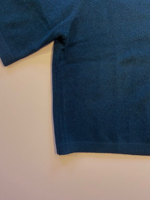 ABSOLUT CASHMERE LEANA TRUI KORTE MOUW NAVY