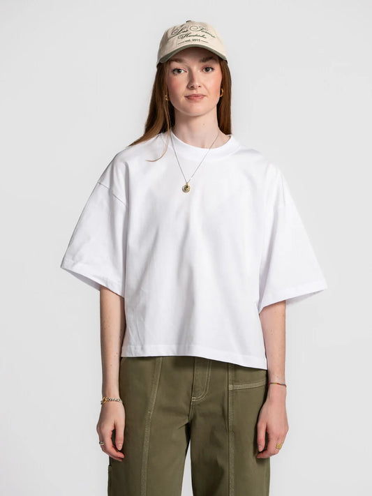 LES SOEURS BOXY TEE TIARA WHITE - S. LABELS