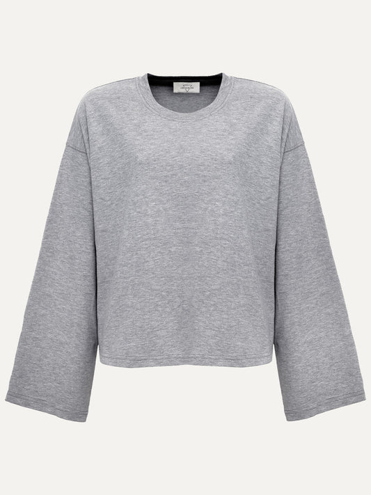LES SOEURS LANGE MOUW TEE ALINE GREY - S. LABELS