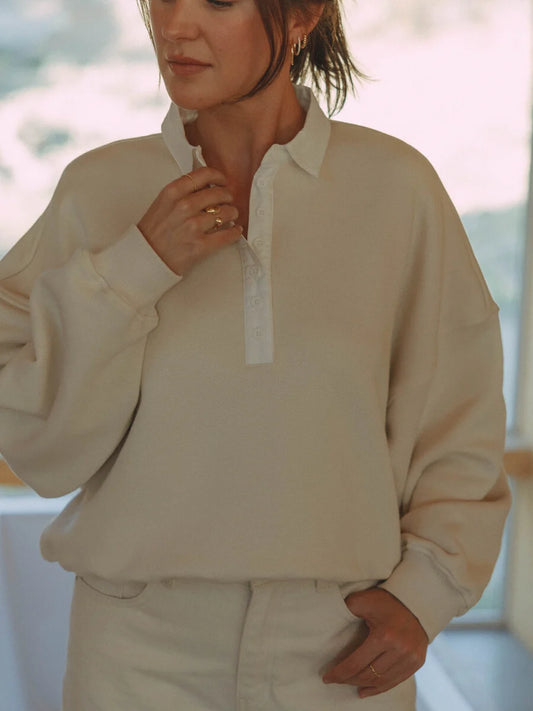 LES SOEURS POLO SWEATER RENS - S. LABELS