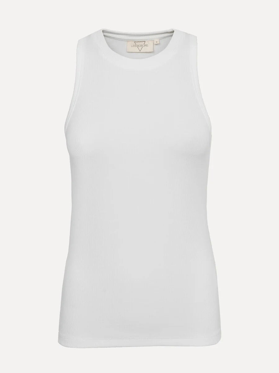 LES SOEURS RACERBACK TANKTOP KAILA WIT