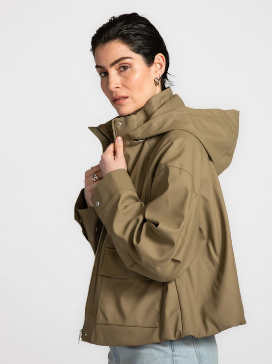 LES SOEURS RAINCOAT GREY - S. LABELS