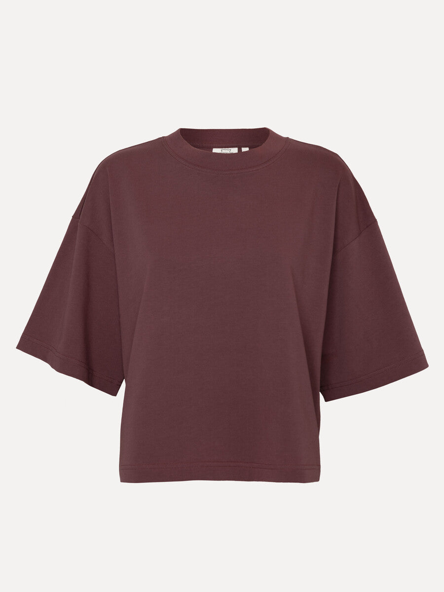 LES SOEURS BOXY TEE TIARA BORDEAUX - S. LABELS