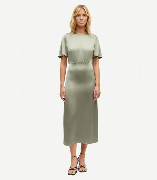 SAMSOE SALUCINDY DRESS VETIVER - S. LABELS