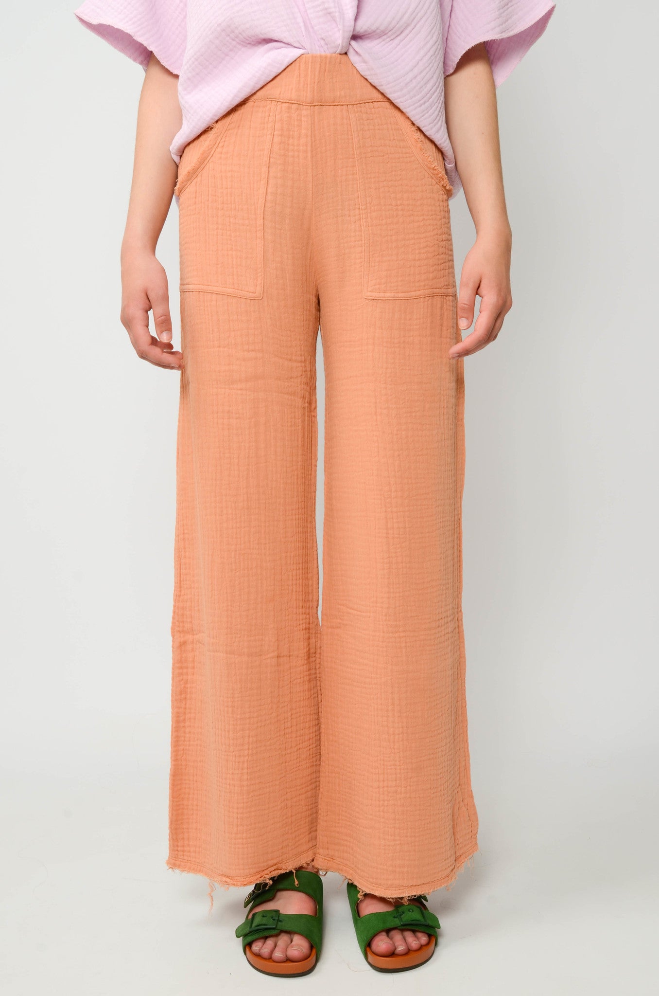 SEA ME HAPPY DATAI PANTS PEACH - S. LABELS