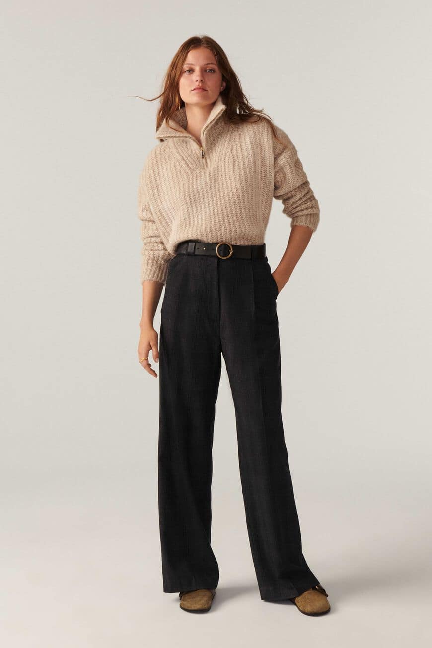 BA&SH HARRY PANTALON GRIJS - S. LABELS