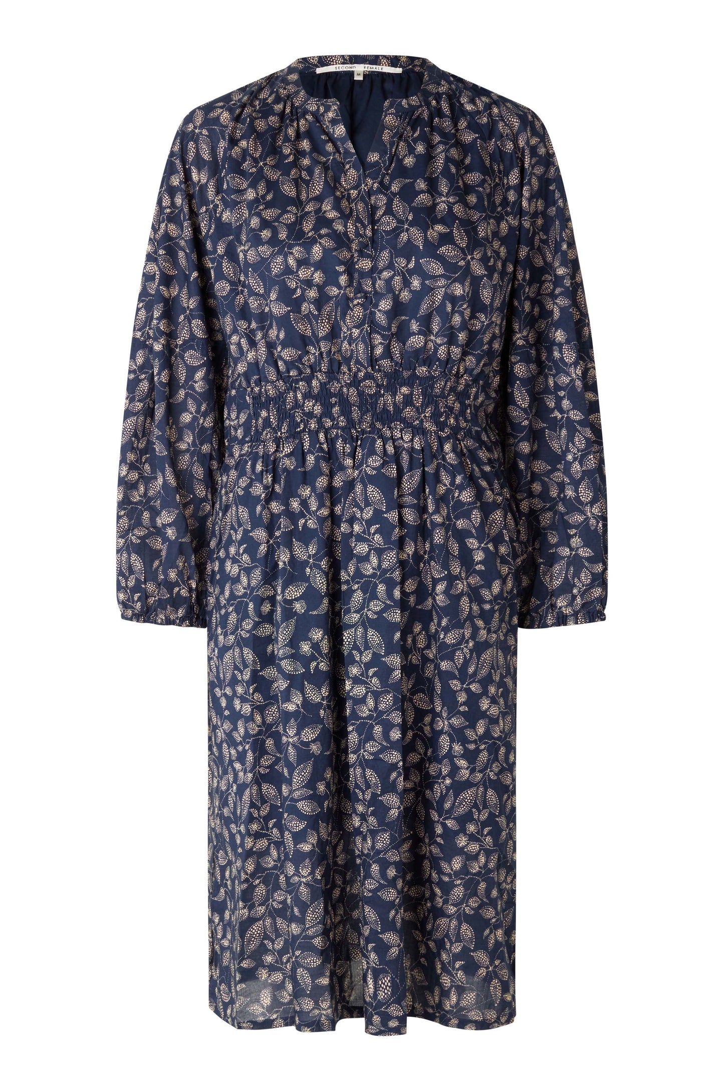 SECOND FEMALE JASMINE DRESS NAVY PRINT - S. LABELS