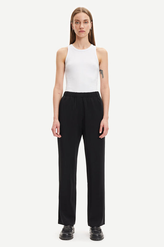 SAMSOE HOYS PANTS BLACK - S. LABELS