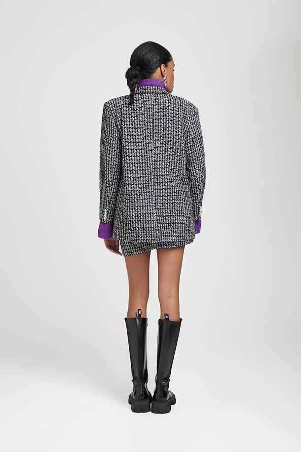 GESTUZ KANTA BLAZER BLACK/WHITE - S. LABELS