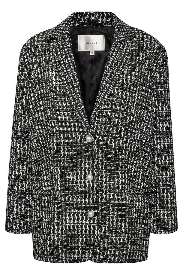 GESTUZ KANTA BLAZER BLACK/WHITE - S. LABELS