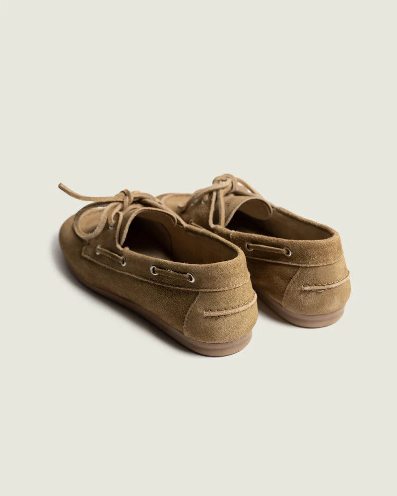 POSA BOAT LOAFER SUEDE TAN - S. LABELS