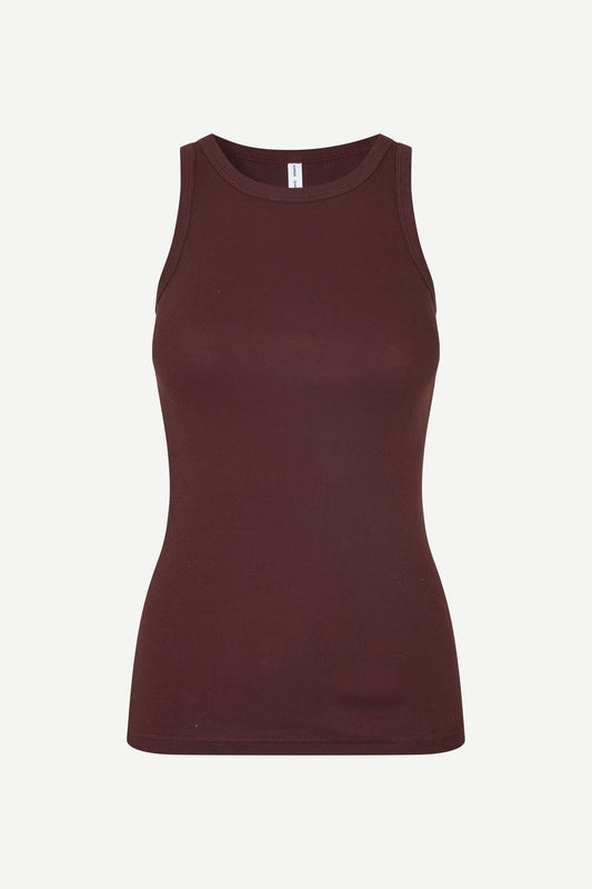 SAMSOE ALEXO TANKTOP FUDGE - S. LABELS