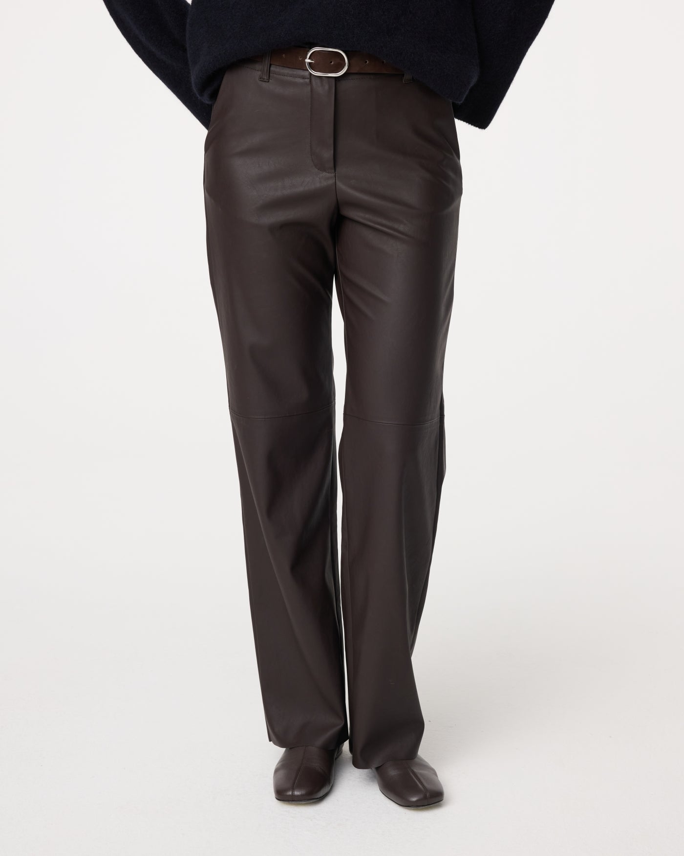 KNIT-TED NAOMI PANTS CHOCO