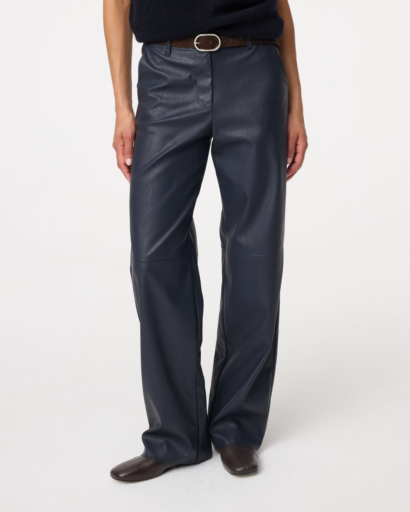 KNIT-TED NAOMI PANTS NIGHT BLUE