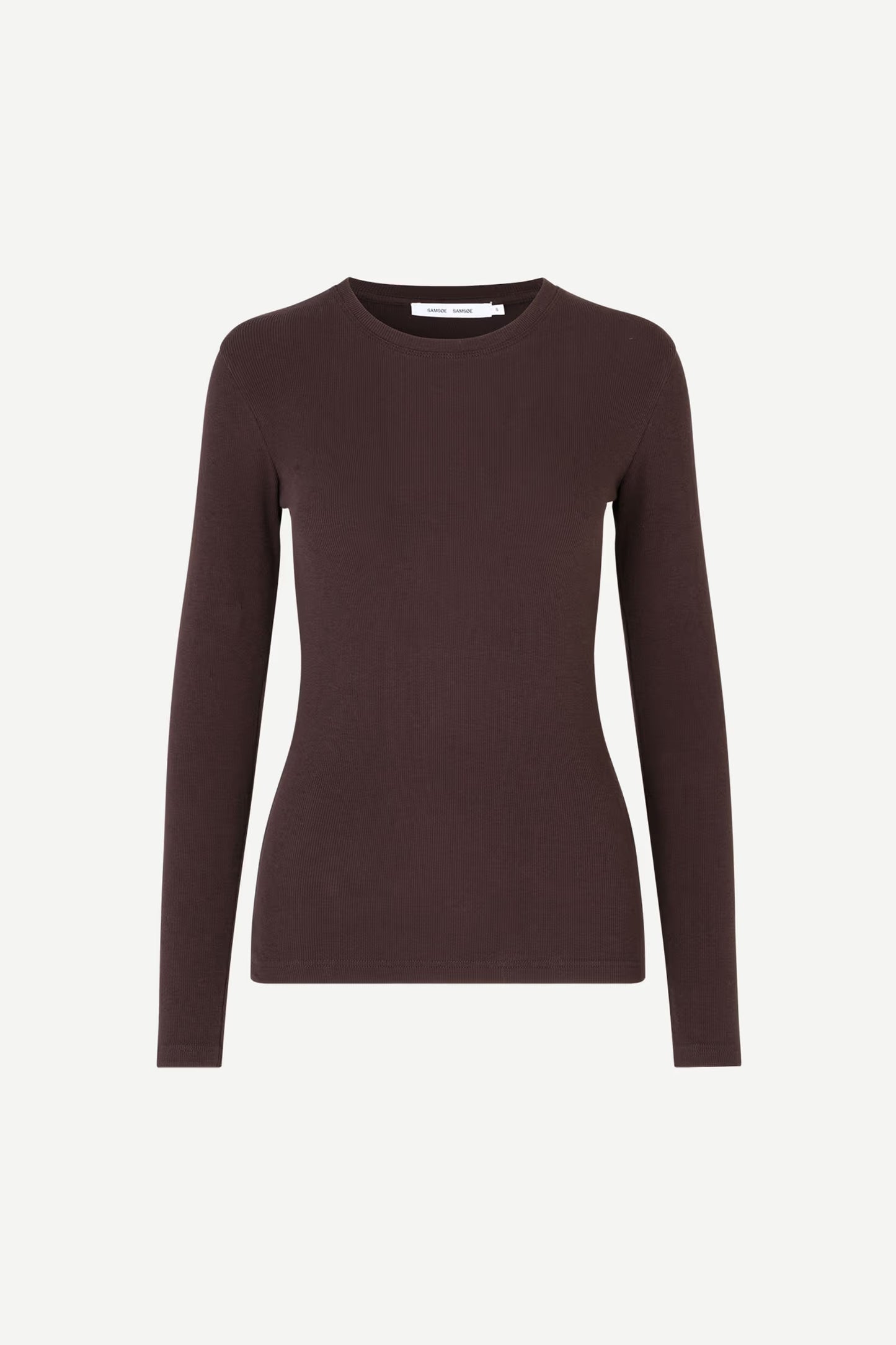 SAMSOE ALEXA LONG SLEEVE TEE BROWN
