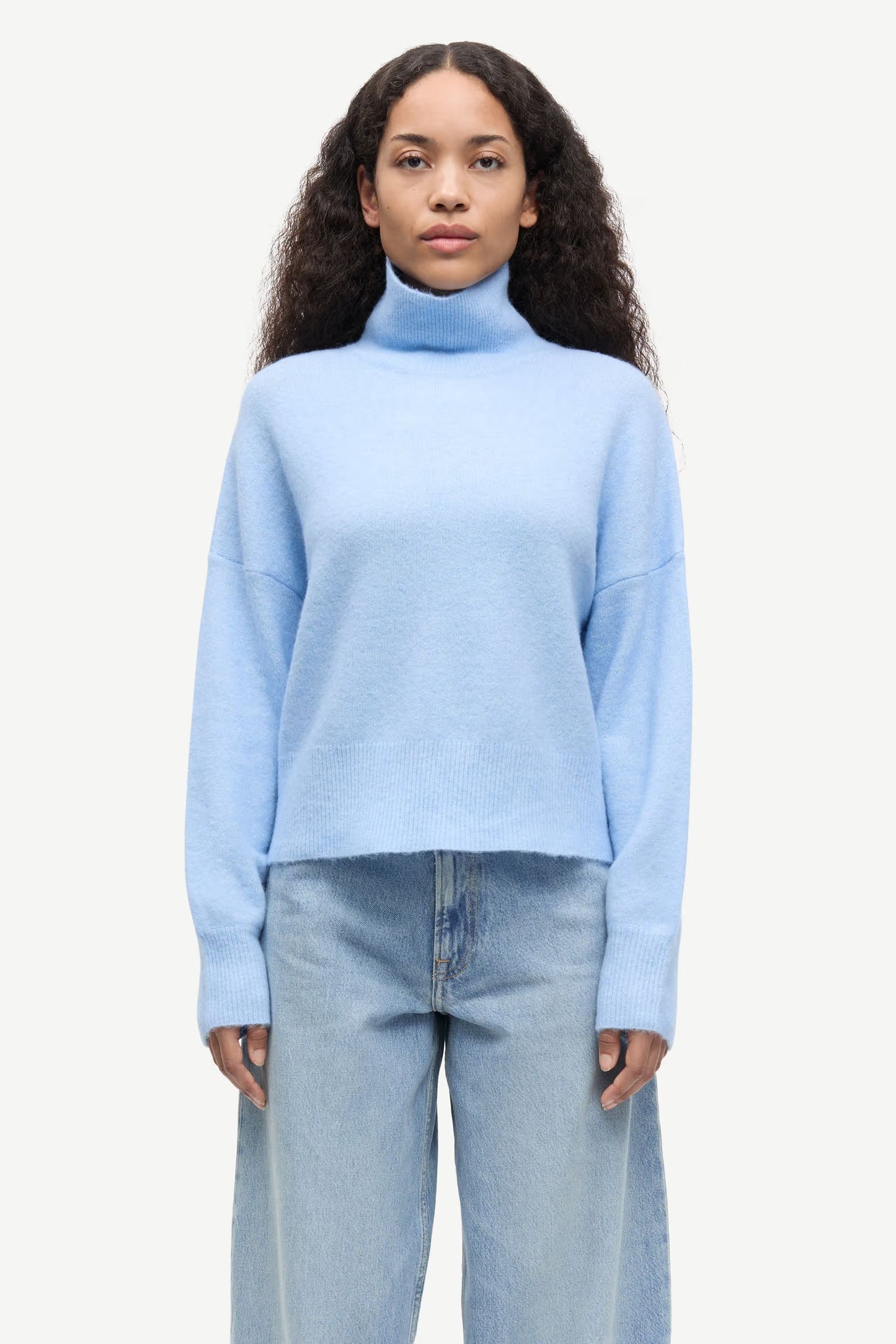 SAMSOE NOLA TURTLENECK BLUE