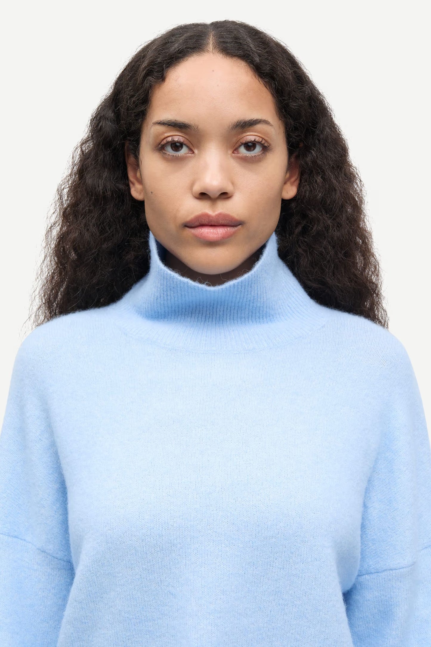 SAMSOE NOLA TURTLENECK BLUE