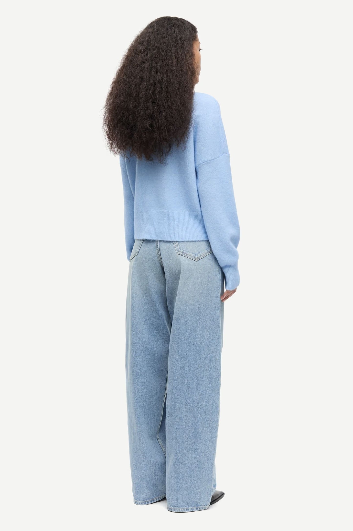 SAMSOE NOLA TURTLENECK BLUE