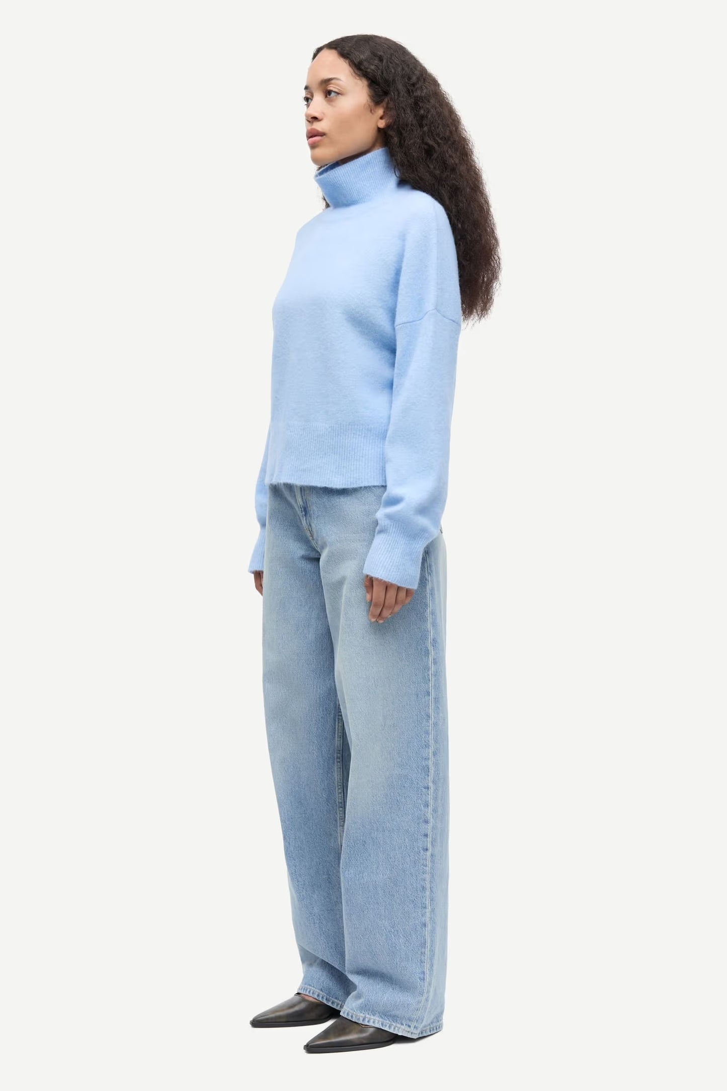 SAMSOE NOLA TURTLENECK BLUE