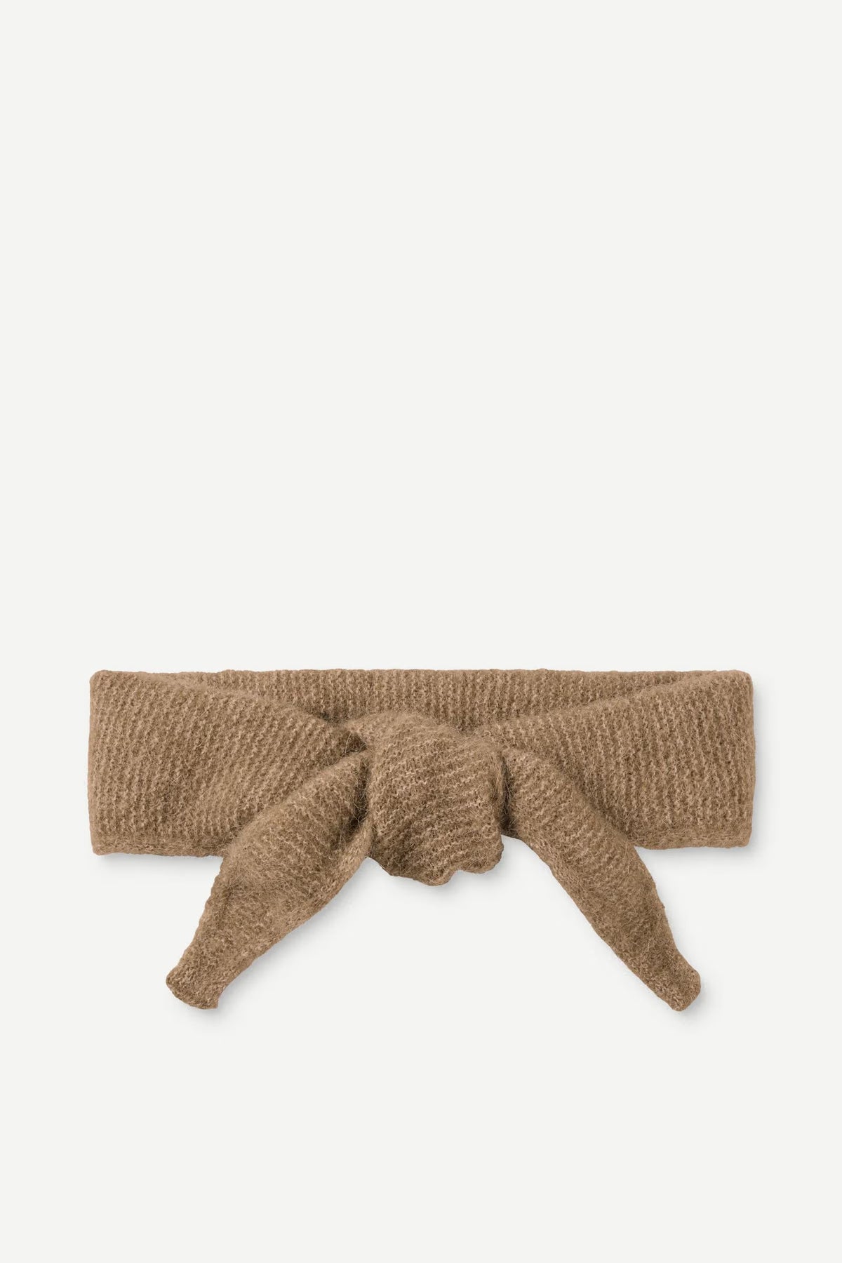 SAMSOE SANOR DIAMOND SCARF CAMEL - S. LABELS
