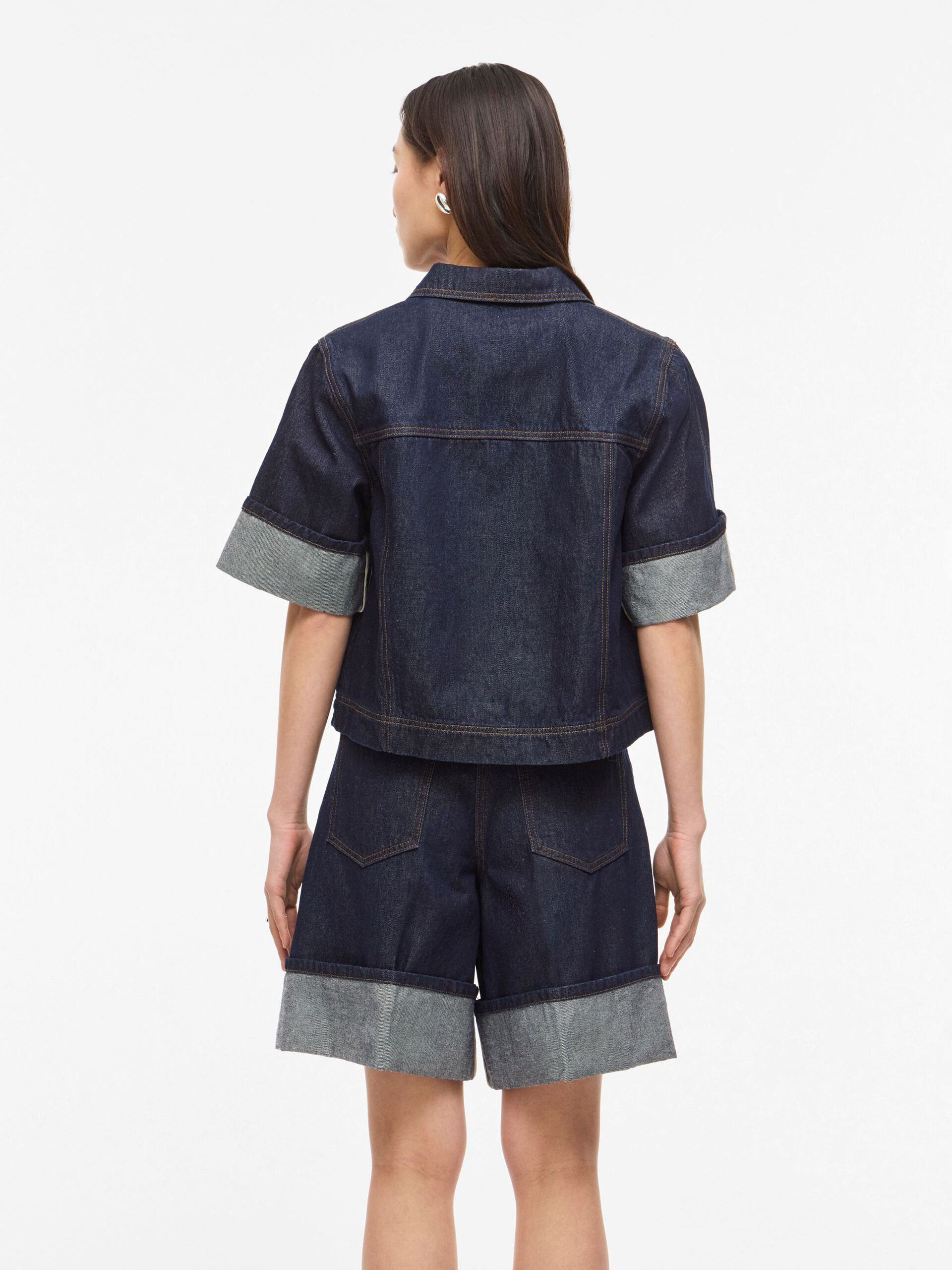 ROUGE EDIT SHORT SLEEVE DENIM SHIRT - S. LABELS