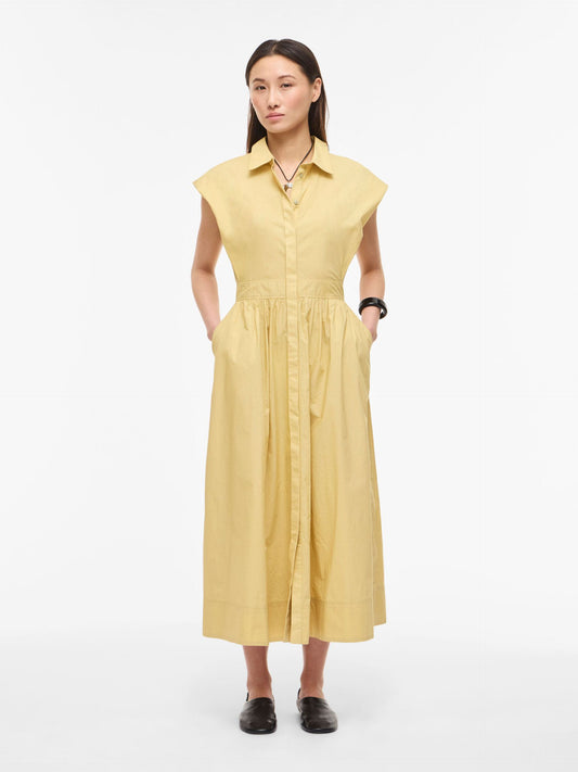 ROUGE EDIT SHORT SLEEVED MIDI DRESS