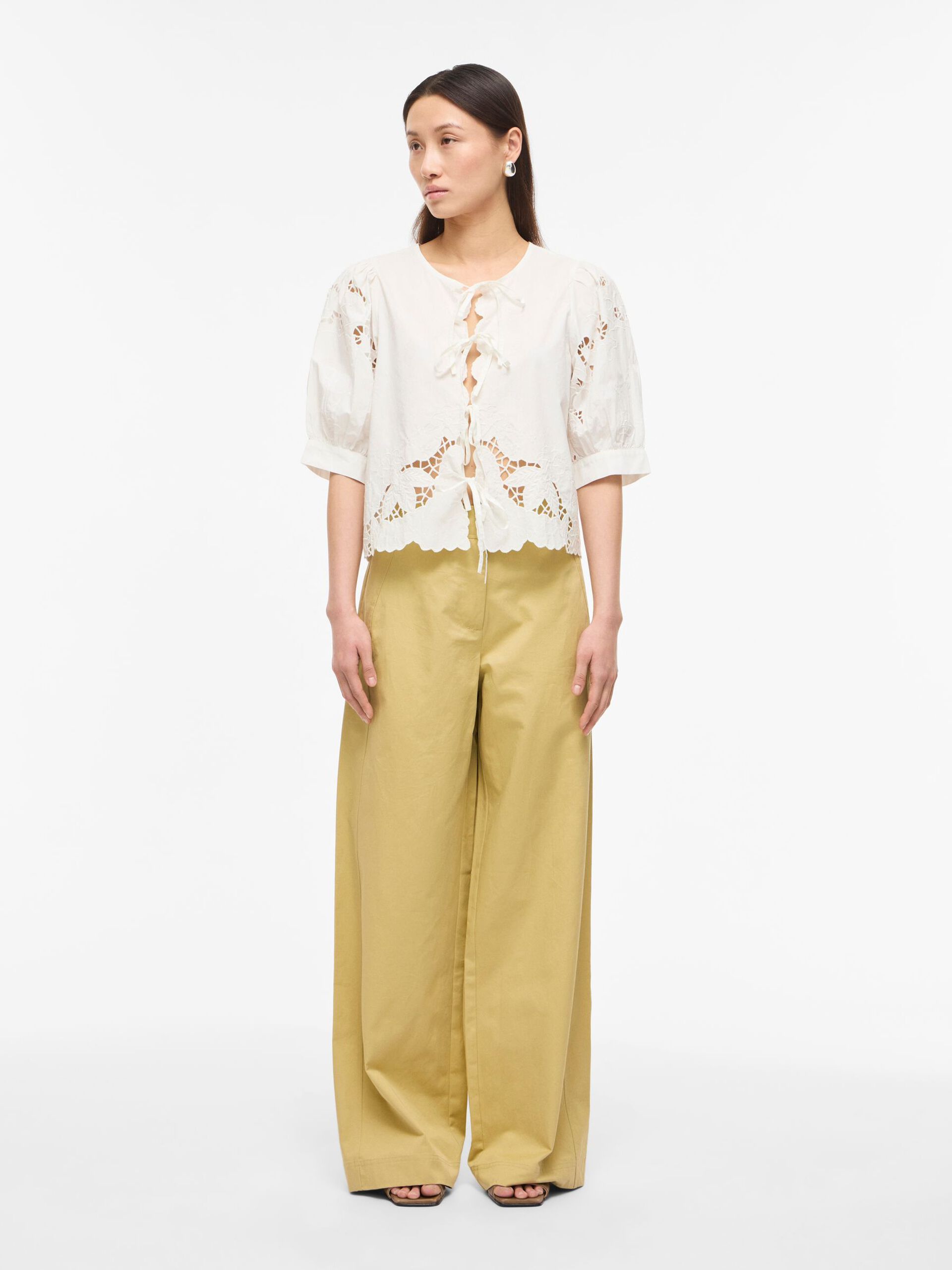 ROUGE EDIT BARREL FIT TROUSERS - S. LABELS