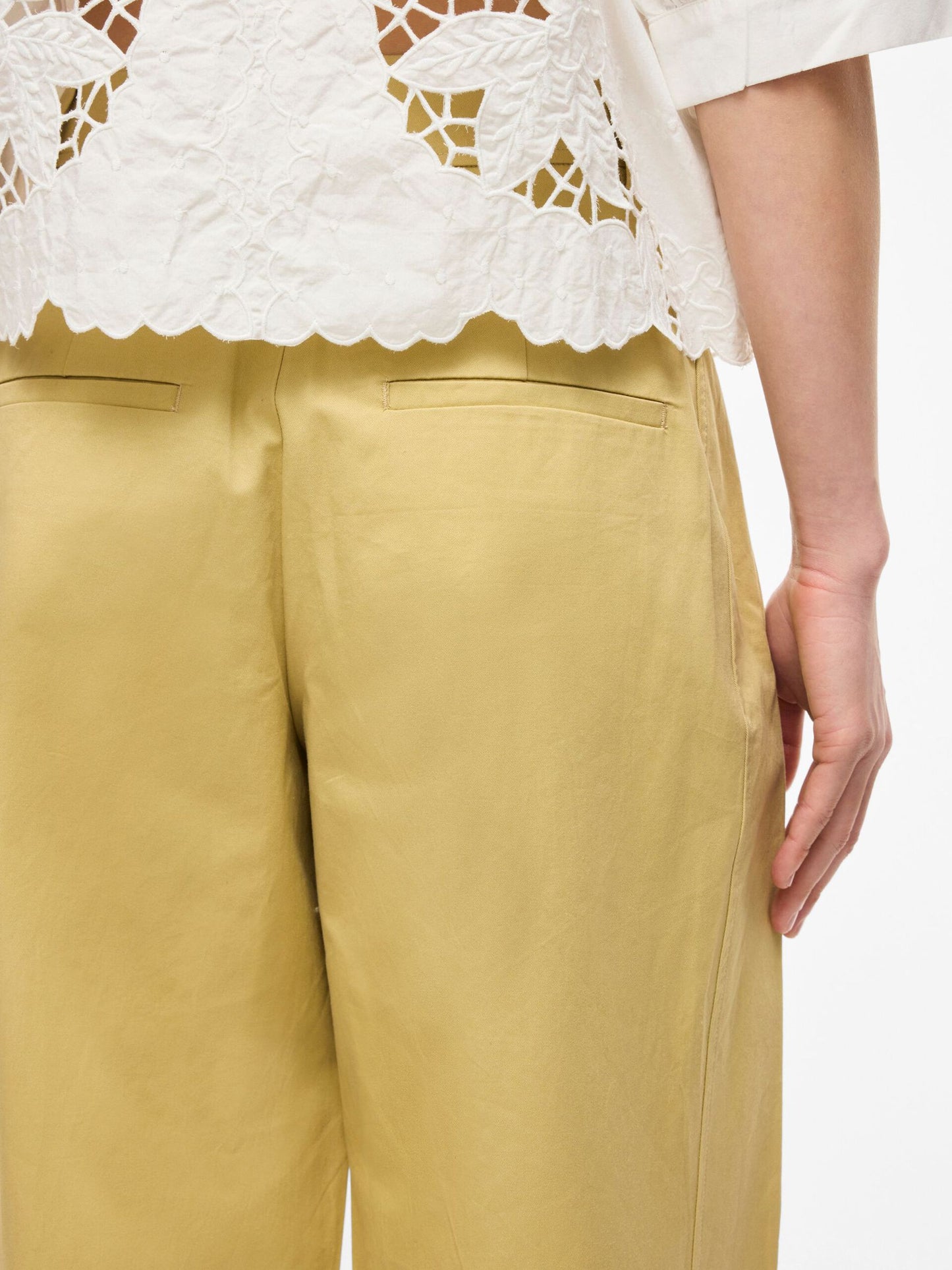 ROUGE EDIT BARREL FIT TROUSERS - S. LABELS