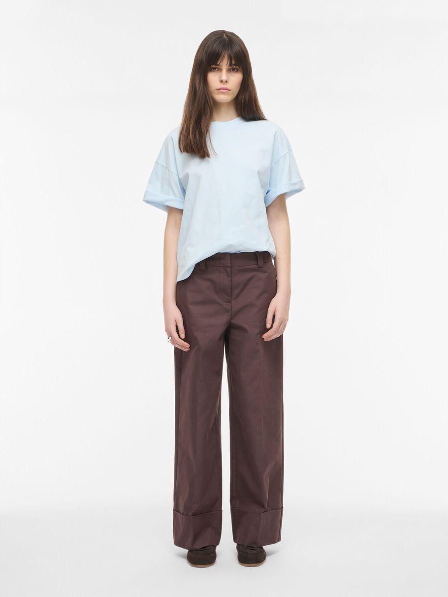 ROUGE EDIT OVERSIZED TEE ICE BLUE