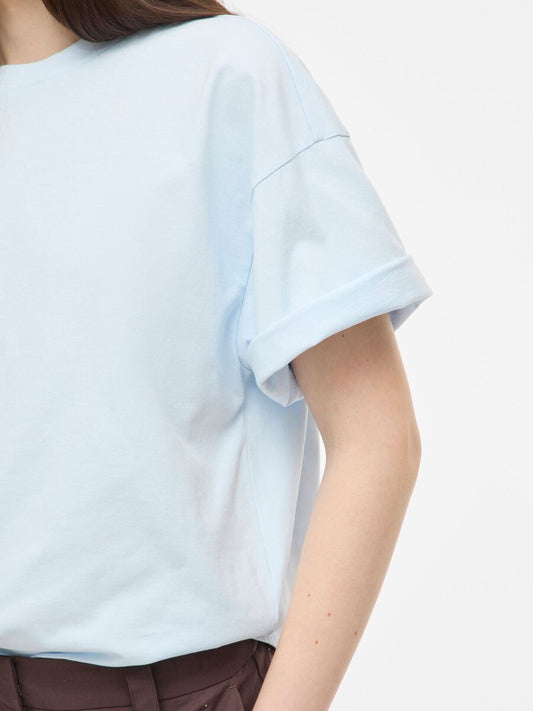 ROUGE EDIT OVERSIZED TEE ICE BLUE