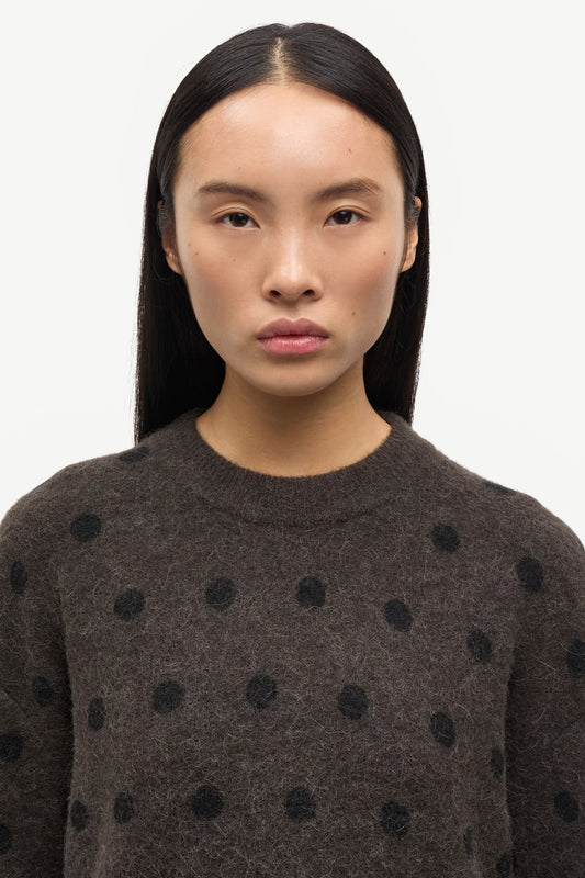 SAMSOE ANOUR SWEATER BRUIN