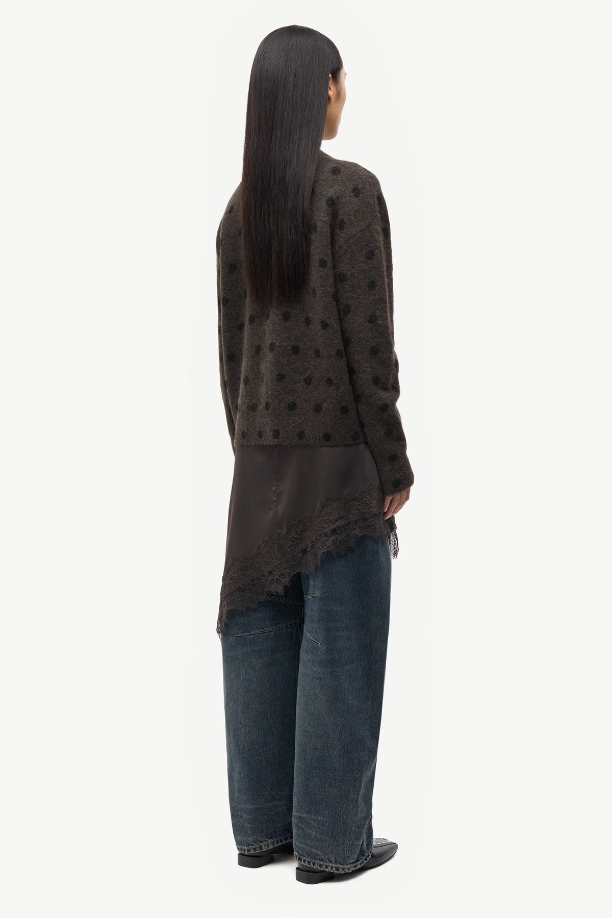 SAMSOE ANOUR SWEATER BRUIN