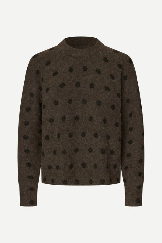 SAMSOE ANOUR TRUI POLKA DOT BRUIN