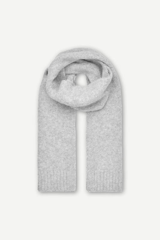 SAMSOE SAJEANNE SCARF LIGHT GREY