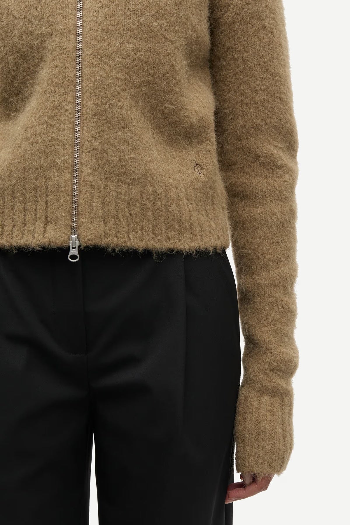 SAMSOE SAJEANNE CARDIGAN ZAND - S. LABELS