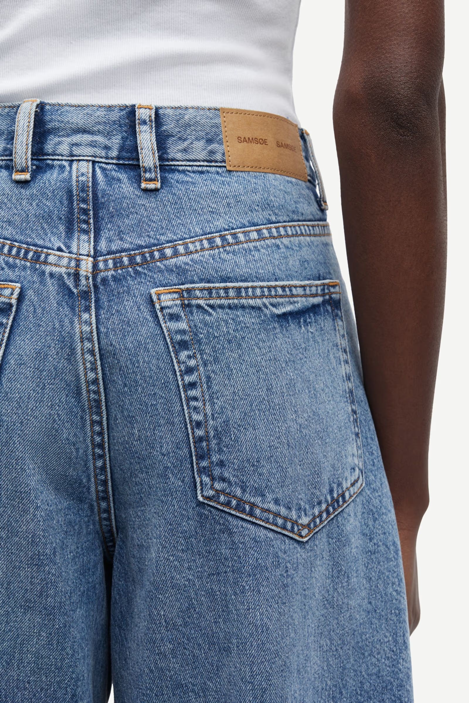 SAMSOE SAHARPER JEANS MID BLUE - S. LABELS