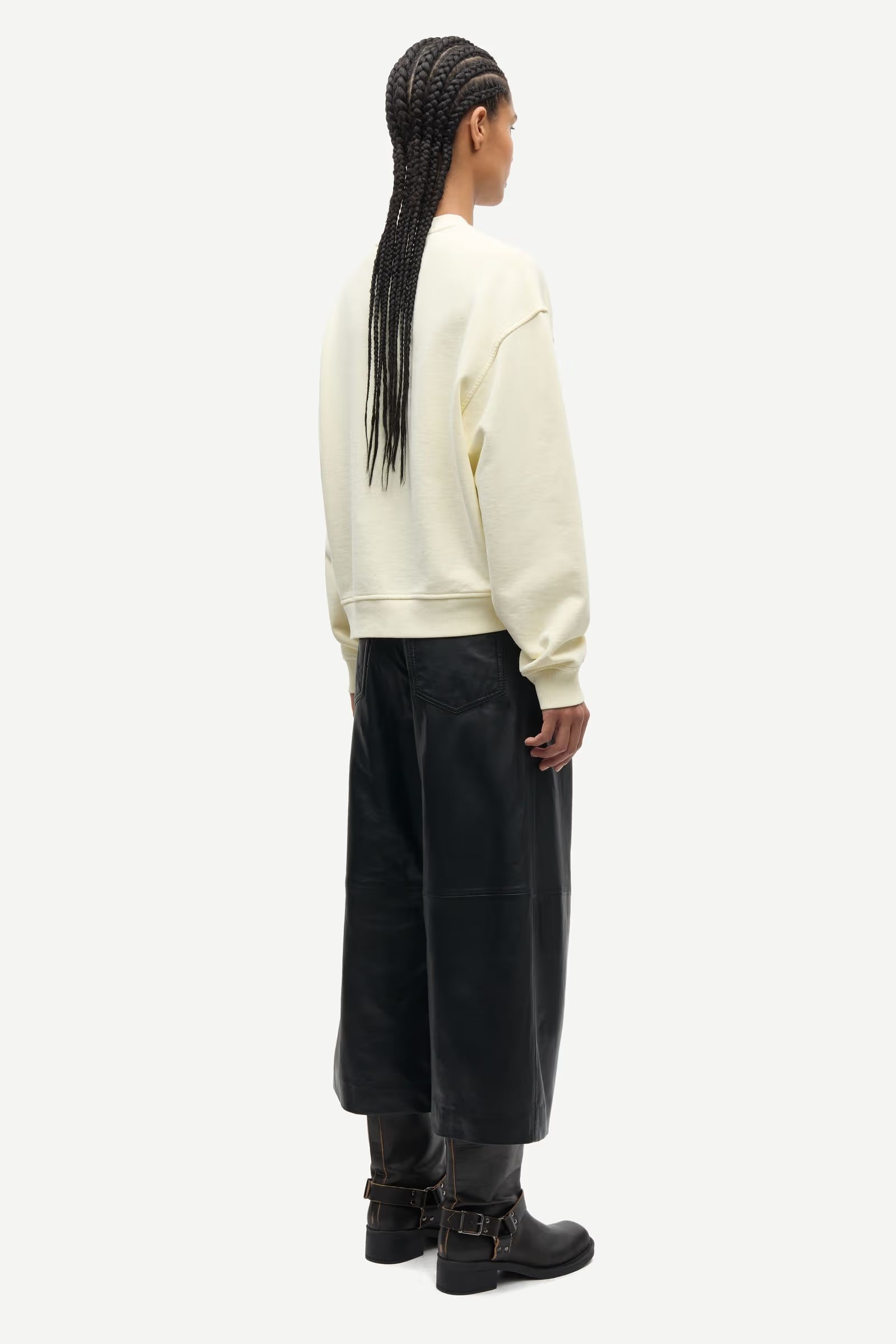 SAMSOE SAVAN SWEAT LIGHT YELLOW - S. LABELS