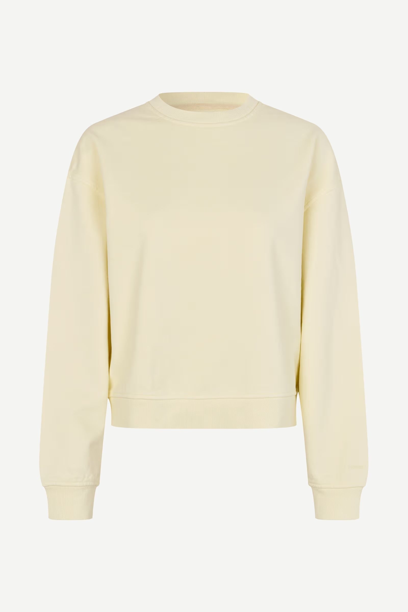 SAMSOE SAVAN SWEAT LIGHT YELLOW - S. LABELS