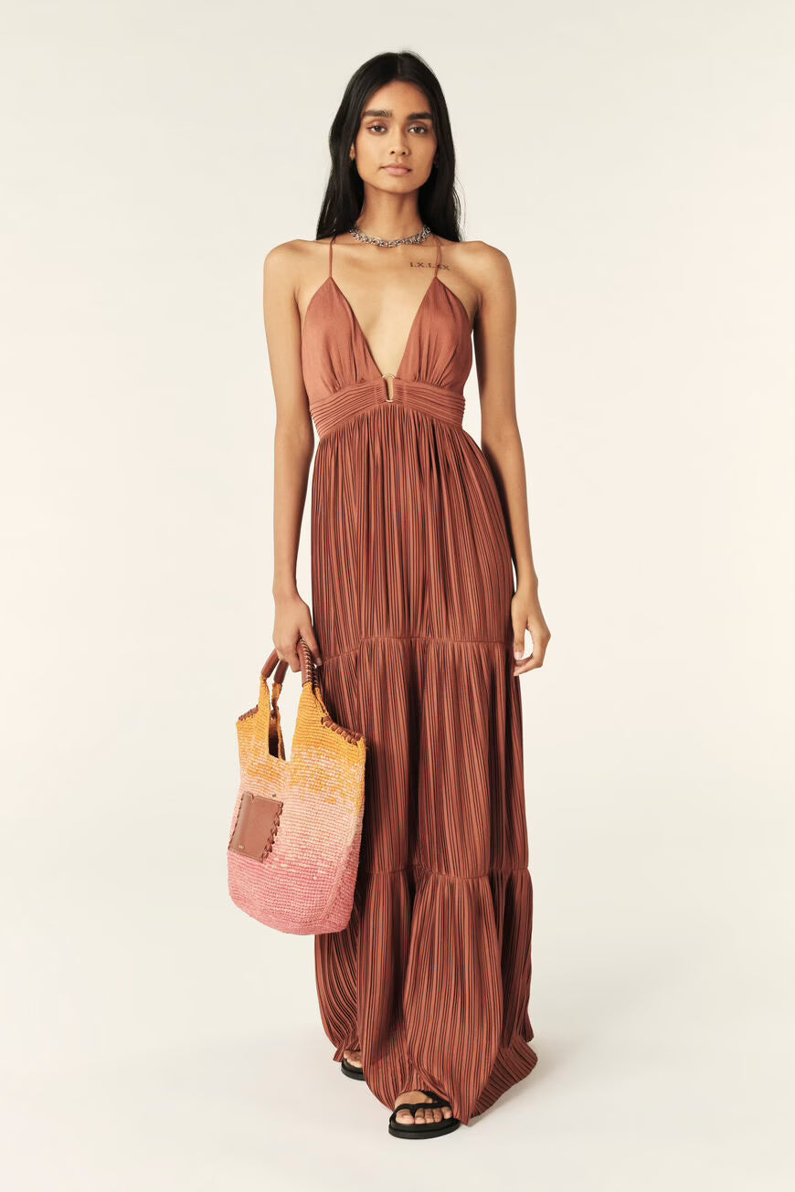 BA&SH MAXI JURK WASTA BLUSH - S. LABELS