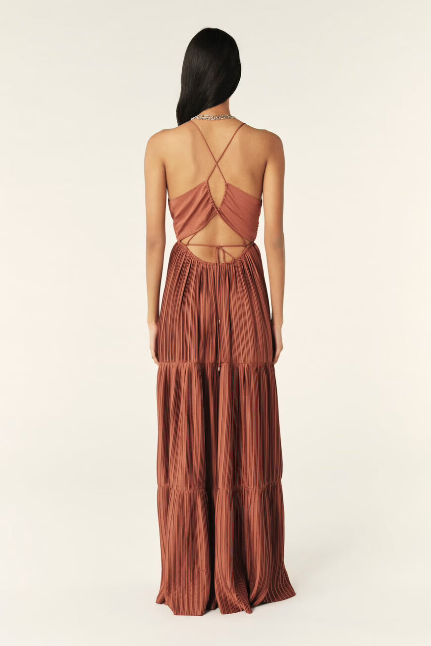 BA&SH MAXI JURK WASTA BLUSH - S. LABELS