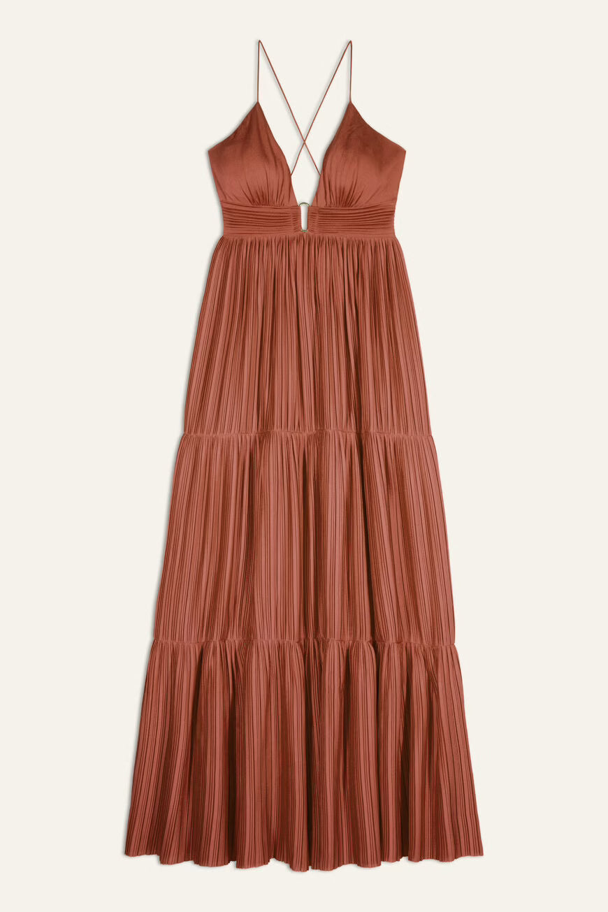 BA&SH MAXI JURK WASTA BLUSH - S. LABELS