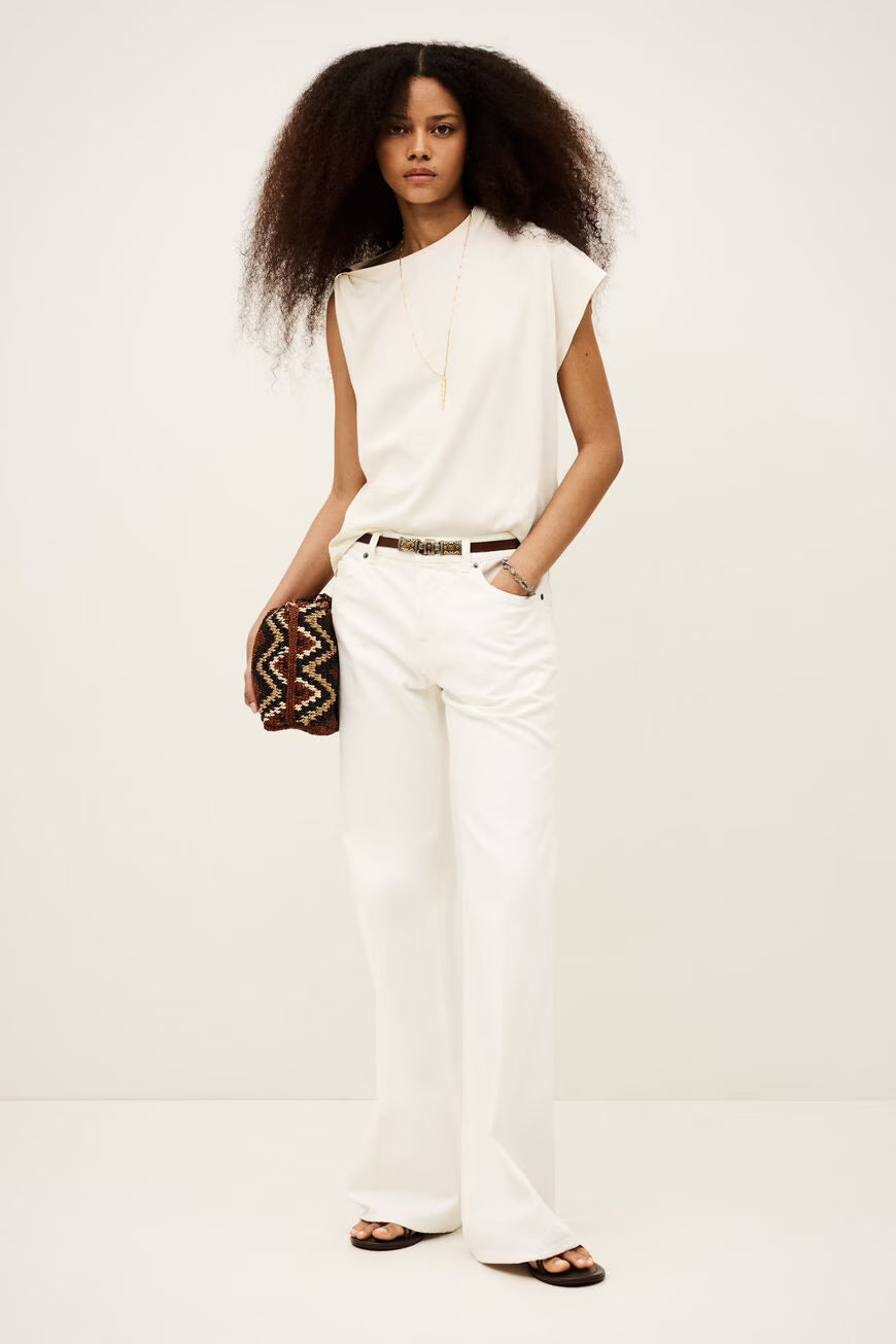 BA&SH ALLIA TOP CREAM - S. LABELS