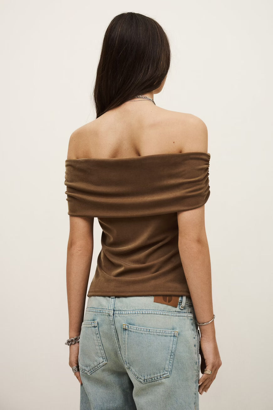 BA&SH BENE TOP BRONZE - S. LABELS