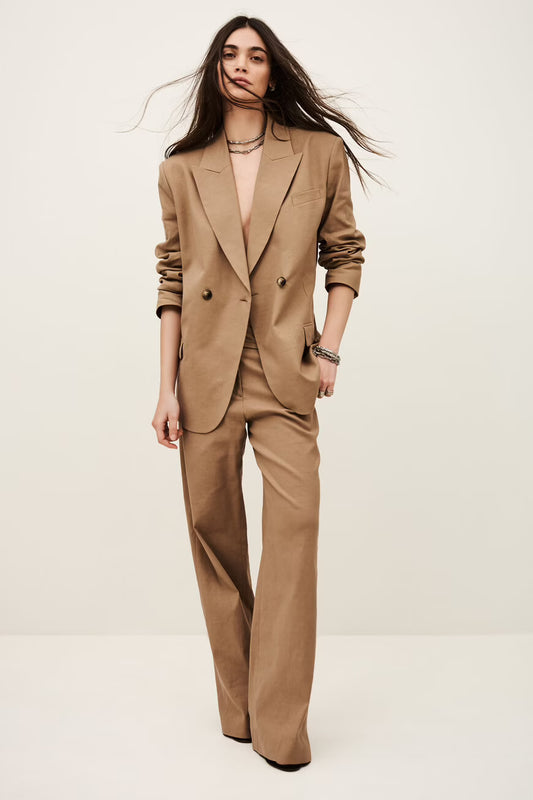 BA&SH BLAZER CLAY BROWN