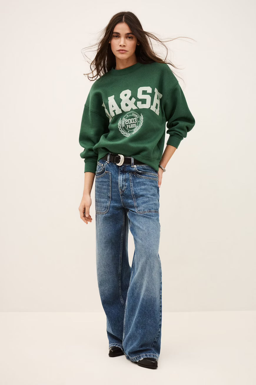 BA&SH FENJA SWEATER GROEN - S. LABELS